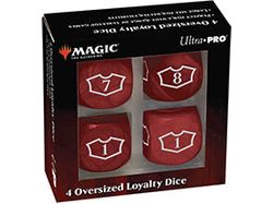 Dice Ultra Pro - Wizards of the Coast - Magic The Gathering - Oversized Loyalty Dice - Mountain - Cardboard Memories Inc.