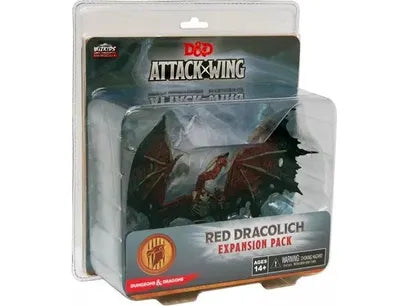Collectible Miniature Games Wizkids - Dungeons and Dragons Attack Wing - Red Dracolich Expansion Pack - 71716 - Cardboard Memories Inc.