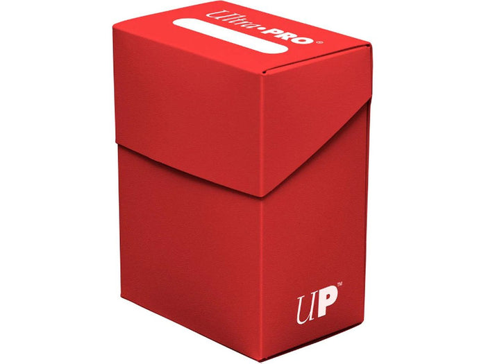Supplies Ultra Pro - Deck Box with 50ct Sleeves - Red - Cardboard Memories Inc.