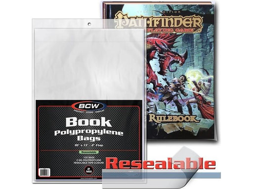 Supplies BCW - Resealable Book Bags 10 x 13 - 2 Mil - Cardboard Memories Inc.