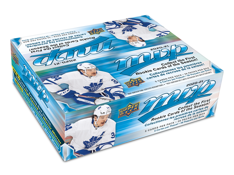 Sports Cards Upper Deck - 2020-21 - Hockey - MVP - Trading Card Retail Box - Cardboard Memories Inc.