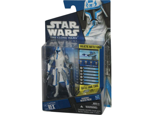 Action Figures and Toys Hasbro - Star Wars - The Clone Wars - Captain Rex - Action Figure - Cardboard Memories Inc.