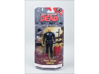 Action Figures and Toys McFarlane Toys - Walking Dead  - Riot Gear Glenn Series 2 Figure - Cardboard Memories Inc.