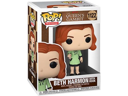 Action Figures and Toys POP! - Television - The Queen's Gambit - Beth Harmon with Rook - Cardboard Memories Inc.