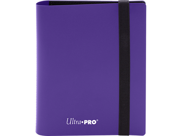 Supplies Ultra Pro - 2 Pocket - Eclipse Pro-Binder - Royal Purple - Cardboard Memories Inc.