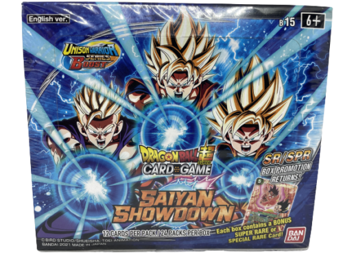 Trading Card Games Bandai - Dragon Ball Super - Saiyan Showdown - Booster Box - Cardboard Memories Inc.