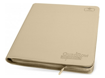Supplies Ultimate Guard - QuadRow ZipFolio Playset Binder - Sand - Cardboard Memories Inc.