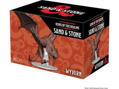 Role Playing Games Wizards of the Coast - Dungeons and Dragons - Icons of the Realms - Sand and Stone - Wyvern - Cardboard Memories Inc.