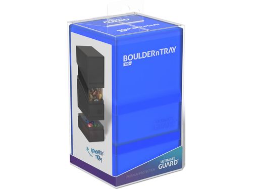 Supplies Ultimate Guard - Boulder N Tray Case - Sapphire - 100 - Cardboard Memories Inc.