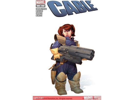 Comic Books Marvel Comics - Cable (2008 2nd Series) 011 (Cond. FN/VF) - 13009 - Cardboard Memories Inc.