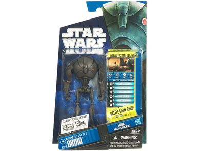 Action Figures and Toys Hasbro - Star Wars - The Clone Wars - Super Battle Droid - Action Figure - Cardboard Memories Inc.