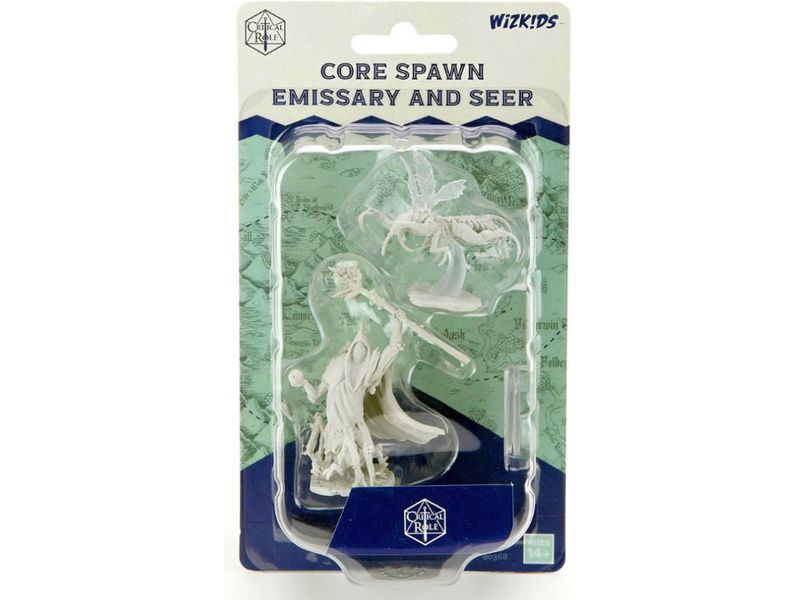 Role Playing Games Wizkids - Critical Roll - Unpainted Miniatures - Core Spawn Emissary and Seer - 90368 - Cardboard Memories Inc.