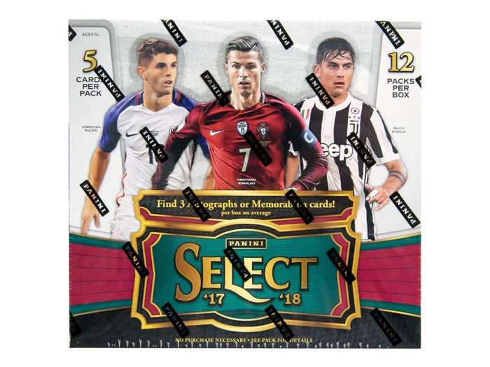 Sports Cards Panini - 2017-18 - Soccer - Select - Hobby Box - Cardboard Memories Inc.
