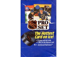 Sports Cards Pro-Set - 90-91 - Hockey - Series 1 - Hobby Box - Cardboard Memories Inc.