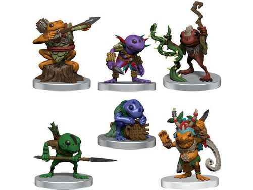 Role Playing Games Wizkids - Dungeons and Dragons - Icons of the Realms - Grung Warband - Cardboard Memories Inc.