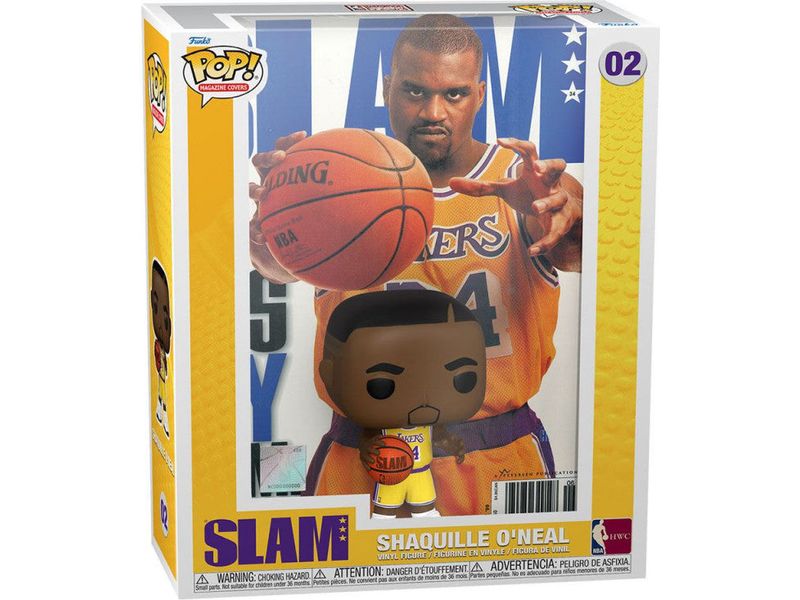 Action Figures and Toys POP! - Magazine Covers - Sports - NBA - Shaquille O'Neal - Los Angeles Lakers - Cardboard Memories Inc.