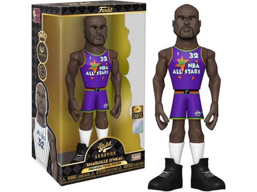 Action Figures and Toys Funko - Gold - Sports - NBA - Shaquille O'Neal - Orlando Magic - 12" Premium Figure - Chase - Cardboard Memories Inc.