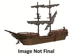 Role Playing Games Wizkids - Dungeons and Dragons -  Icons of the Realms 10 - The Falling Star Sailing Ship - Cardboard Memories Inc.