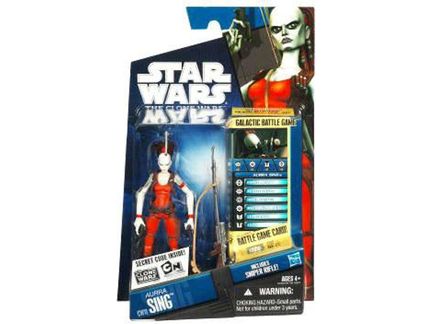 Action Figures and Toys Hasbro - Star Wars - The Clone Wars - Aurra Sing - Action Figure - Cardboard Memories Inc.