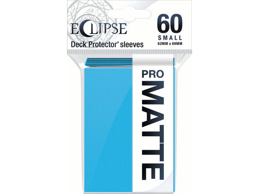 Supplies Ultra Pro - Eclipse Matte Deck Protectors - Small Size - 60 Count Sky Blue - Cardboard Memories Inc.