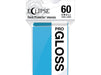 Supplies Ultra Pro - Eclipse Gloss Deck Protectors - Small Size - 60 Count Sky Blue - Cardboard Memories Inc.