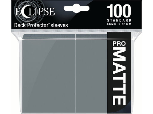 Supplies Ultra Pro - Eclipse Matte Deck Protectors - Standard Size - 100 Count Smoke Grey - Cardboard Memories Inc.