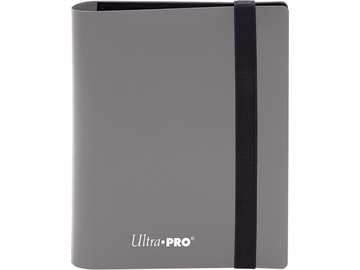 Supplies Ultra Pro - 2 Pocket - Eclipse Pro-Binder - Smoke Grey - Cardboard Memories Inc.