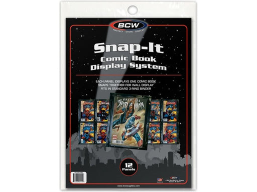 Comic Supplies BCW - Comic Book Snap It Display - Package of 12 - Cardboard Memories Inc.