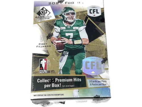 Sports Cards Upper Deck - 2021 - CFL Football - SP Game-Used - Hobby Box - Cardboard Memories Inc.