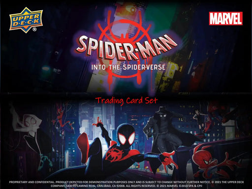Non Sports Cards Upper Deck - Spider-Man Into the Spider-Verse - Trading Card Hobby Box - Cardboard Memories Inc.