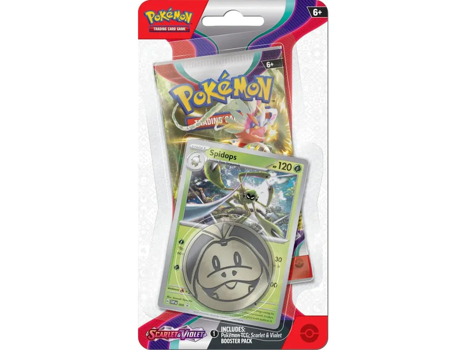 Trading Card Games Pokemon - Scarlet and Violet - Checklane Blister - Spidops - Cardboard Memories Inc.