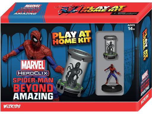 Collectible Miniature Games Wizkids - Marvel - HeroClix - Spider-Man Beyond Amazing - Peter Parker - Play at Home Kit - Cardboard Memories Inc.
