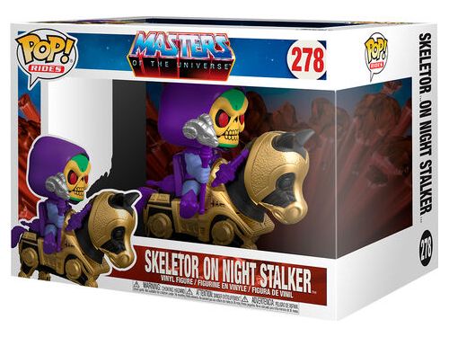 Action Figures and Toys POP! - Television - Masters of The Universe - Skeletor on Night Stalker - Cardboard Memories Inc.