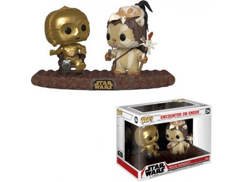 Action Figures and Toys POP! - Movies - Star Wars Moments - C-3PO on Throne - Cardboard Memories Inc.