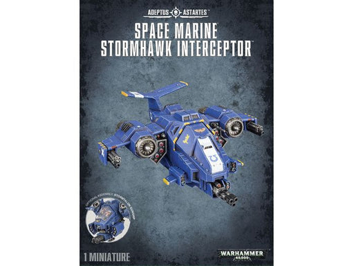 Collectible Miniature Games Games Workshop - Warhammer 40K - Space Marines - Stormhawk Interceptor - 48-42 - Cardboard Memories Inc.