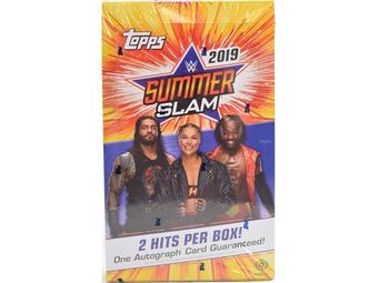 Sports Cards Topps - 2019 - WWE Wrestling - Summer Slam - Hobby Box - Cardboard Memories Inc.
