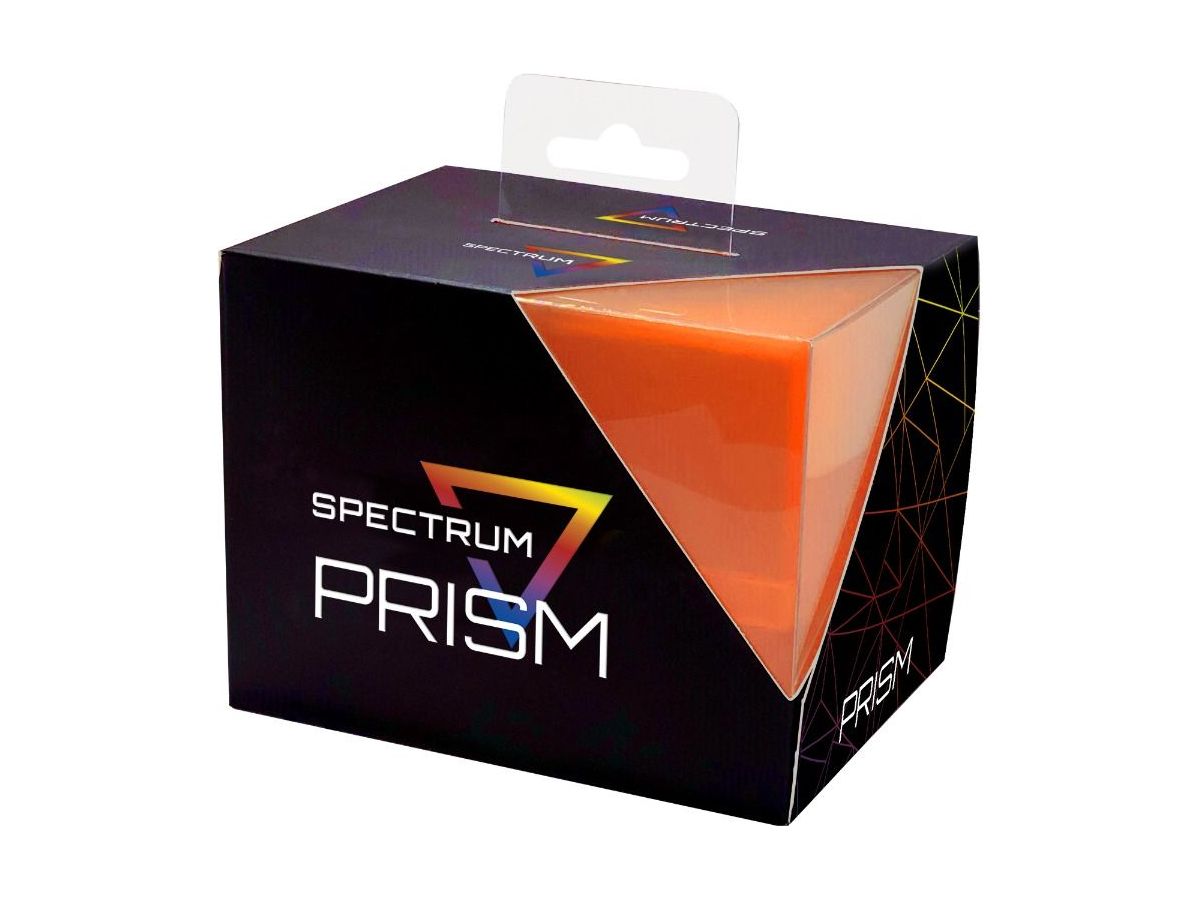BCW - Spectrum Prism - Deck Case - Sunset Orange — Cardboard Memories Inc.