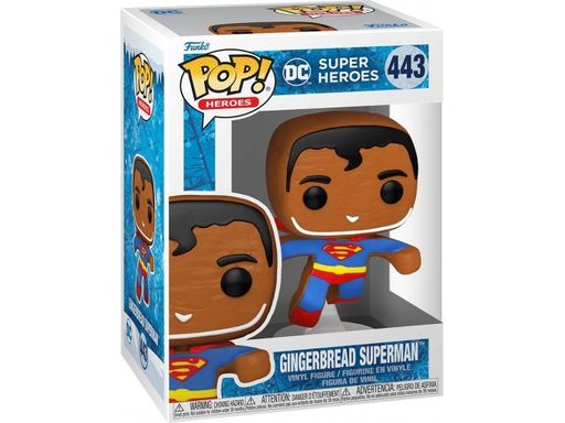 Action Figures and Toys POP! - Heroes - DC - Gingerbread Superman - Cardboard Memories Inc.