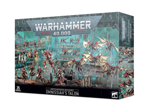 Collectible Miniature Games Games Workshop - Warhammer 40K - Adeptus Mechanicus - Battleforce - Omnissiahs Talon - 59-28 - Cardboard Memories Inc.