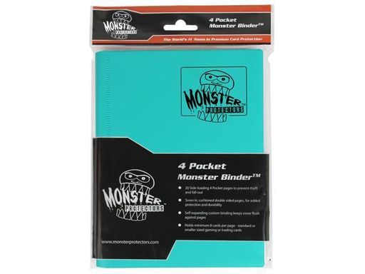Supplies Monster - 9-Pocket Binder - Matte Teal - Cardboard Memories Inc.