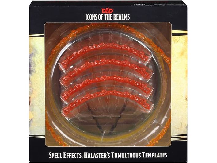 Role Playing Games Wizards of the Coast - Dungeons and Dragons - Spell Effects - Halasters Tumultuous Templates - Cardboard Memories Inc.