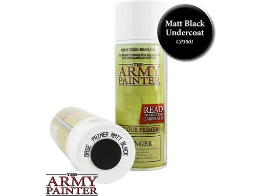 Paints and Paint Accessories Army Painter - Colour Primer - Matt Black - Paint Spray - Cardboard Memories Inc.