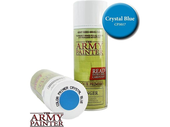 Paints and Paint Accessories Army Painter - Colour Primer - Crystal Blue - Paint Spray - Cardboard Memories Inc.