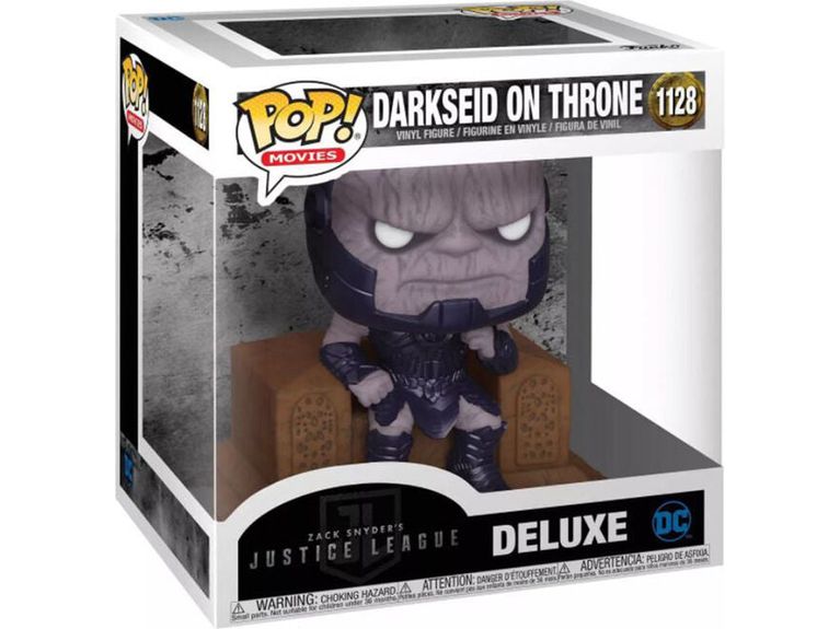Action Figures and Toys POP! - Movies - DC - Zack Synder's Justice League - Darkseid on Throne Deluxe - Cardboard Memories Inc.