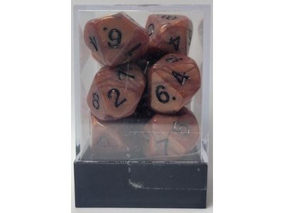 Dice Koplow - Olympic Bronze - Ten D10 Piece Set - Cardboard Memories Inc.