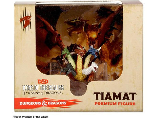 Role Playing Games Wizards of the Coast - Dungeons and Dragons Icons of the Realms - Tyranny of Dragons - Tiamat Premium Figure - Cardboard Memories Inc.