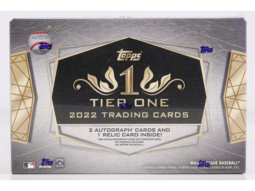 Sports Cards Topps - 2022 - Baseball - Tier One - Hobby Box - Cardboard Memories Inc.