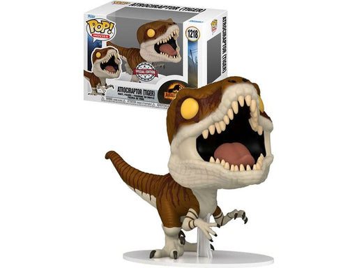 Action Figures and Toys POP! -  Movies - Jurassic World - Atrociraptor (Tiger) - Special Edition - Cardboard Memories Inc.