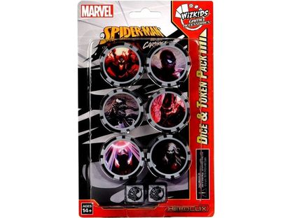 Collectible Miniature Games Wizkids - Marvel - HeroClix - Spider-Man Venom Carnage - Dice and Token - Cardboard Memories Inc.
