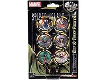 Collectible Miniature Games Wizkids - Marvel - HeroClix -Secret Wars Battleworld - Dice & Tokens Pack - Cardboard Memories Inc.